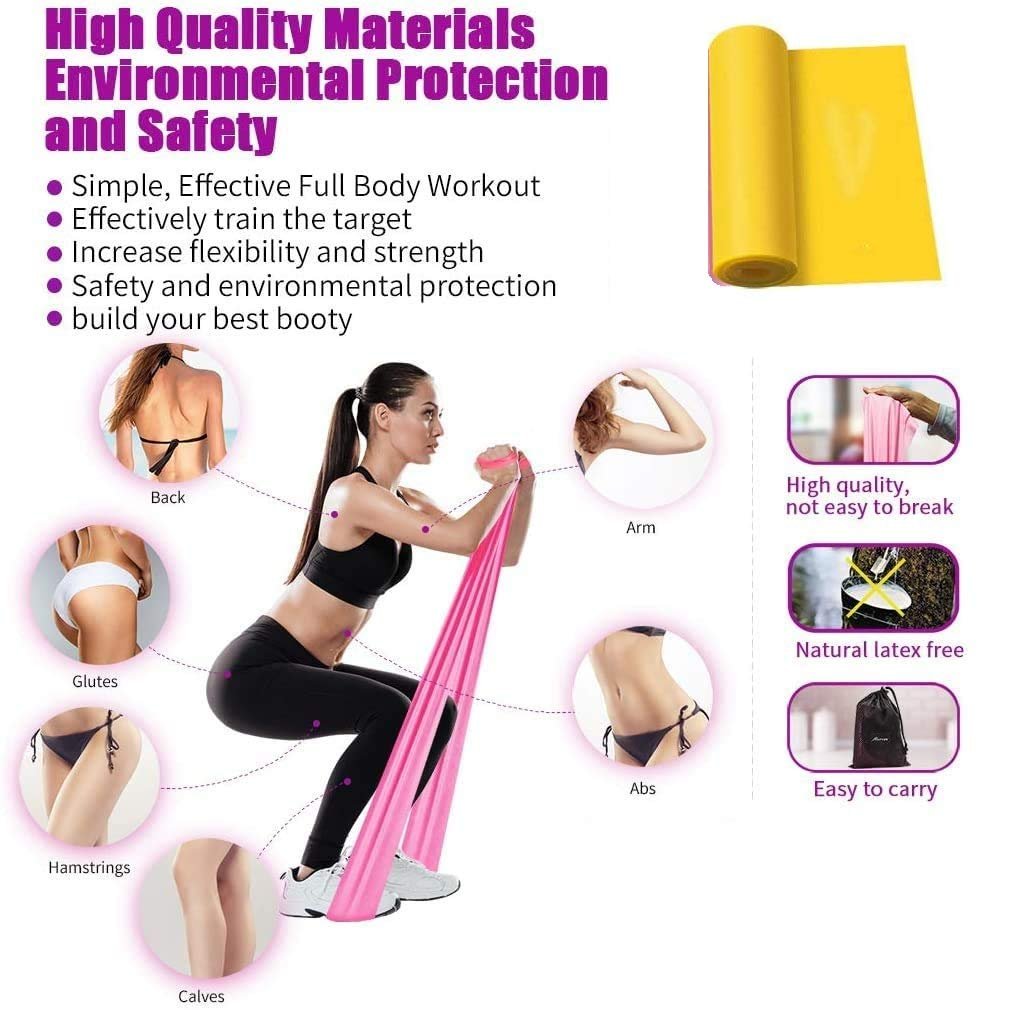 Wearslim Resistance Bands Exercise Elastic Bands Latex Bands for Pilates Yoga Phycial Therapy Rehab Home Gym Workout Fitness, Workout Loops for Booty, Glute, Leg & Thigh Exercising Wearslim Resistance Bands Exercise Elastic Bands Latex Bands for Pilates Yoga Phycial Therapy Rehab Home Gym Workout Fitness, Workout Loops for Booty, Glute, Leg & Thigh Exercising