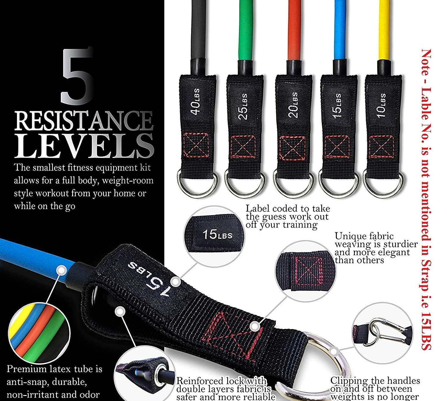 Wearslim Professional Toning Exercise Band 6