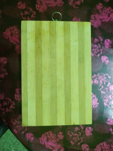 ADA Handicraft Premium Bamboo Chopping Board - Bamboo Cutting Board for Kitchen - Vegetables Fruits Serving Tray, Butcher Block, Carving Board photo review