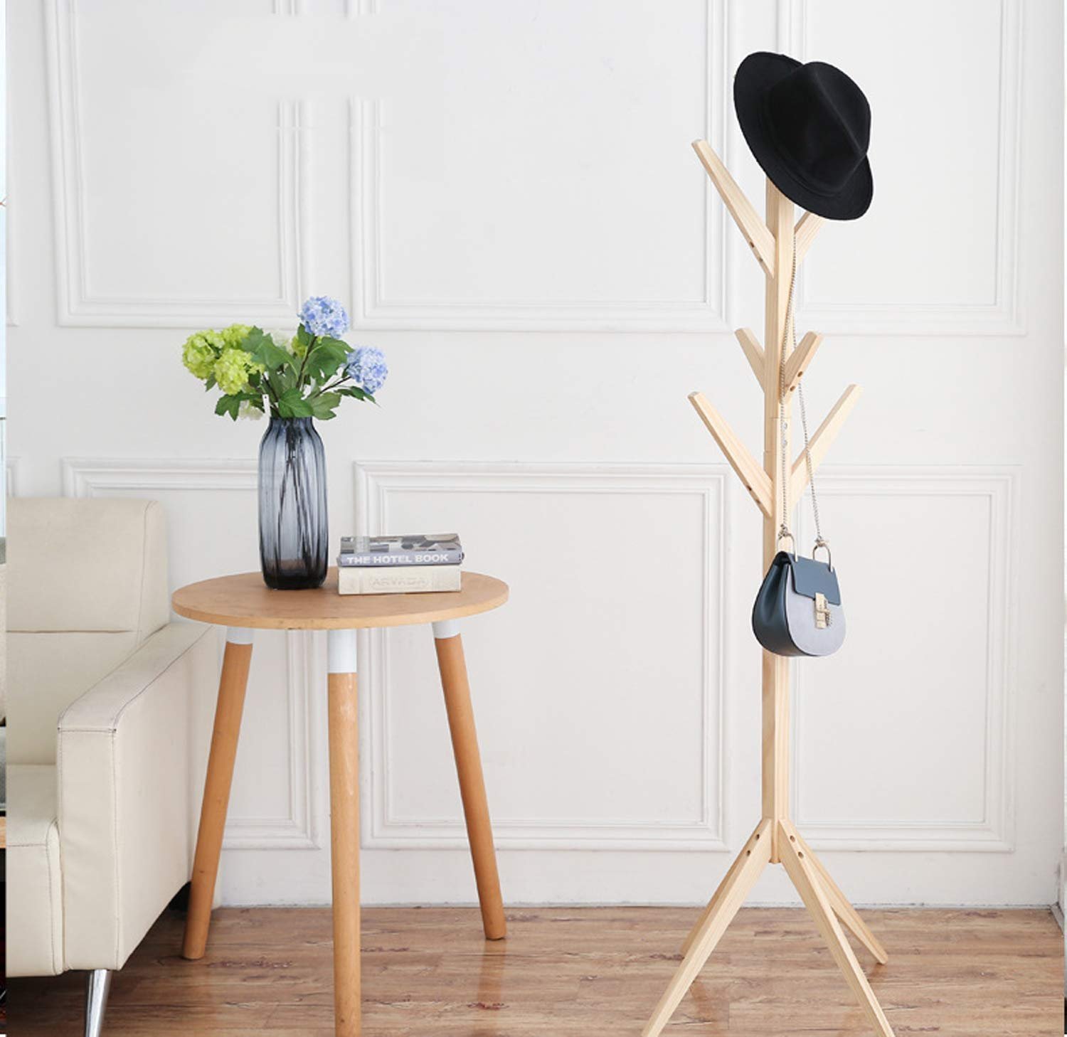 ADA Bamboo Coat Rack Beige 1