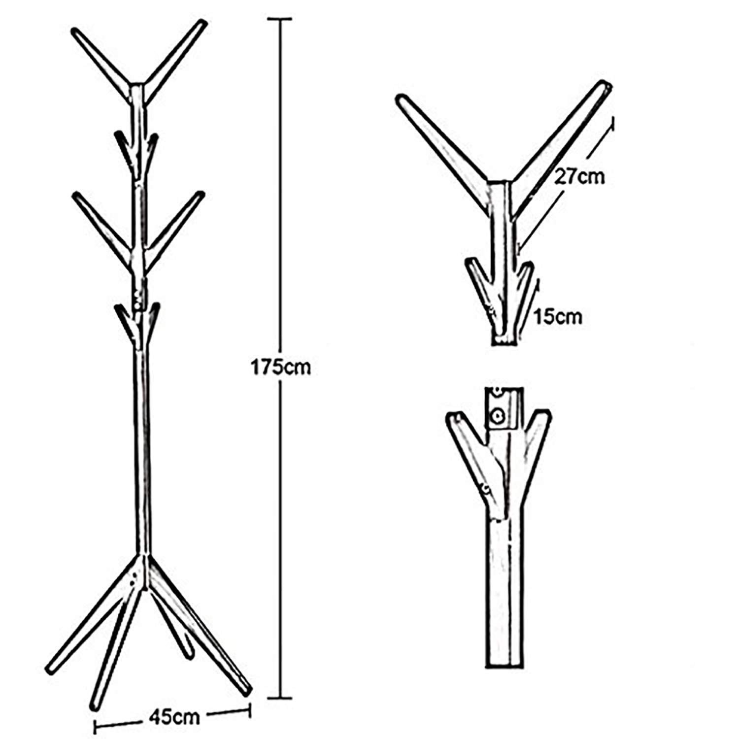 ADA Bamboo Coat Rack Beige 5