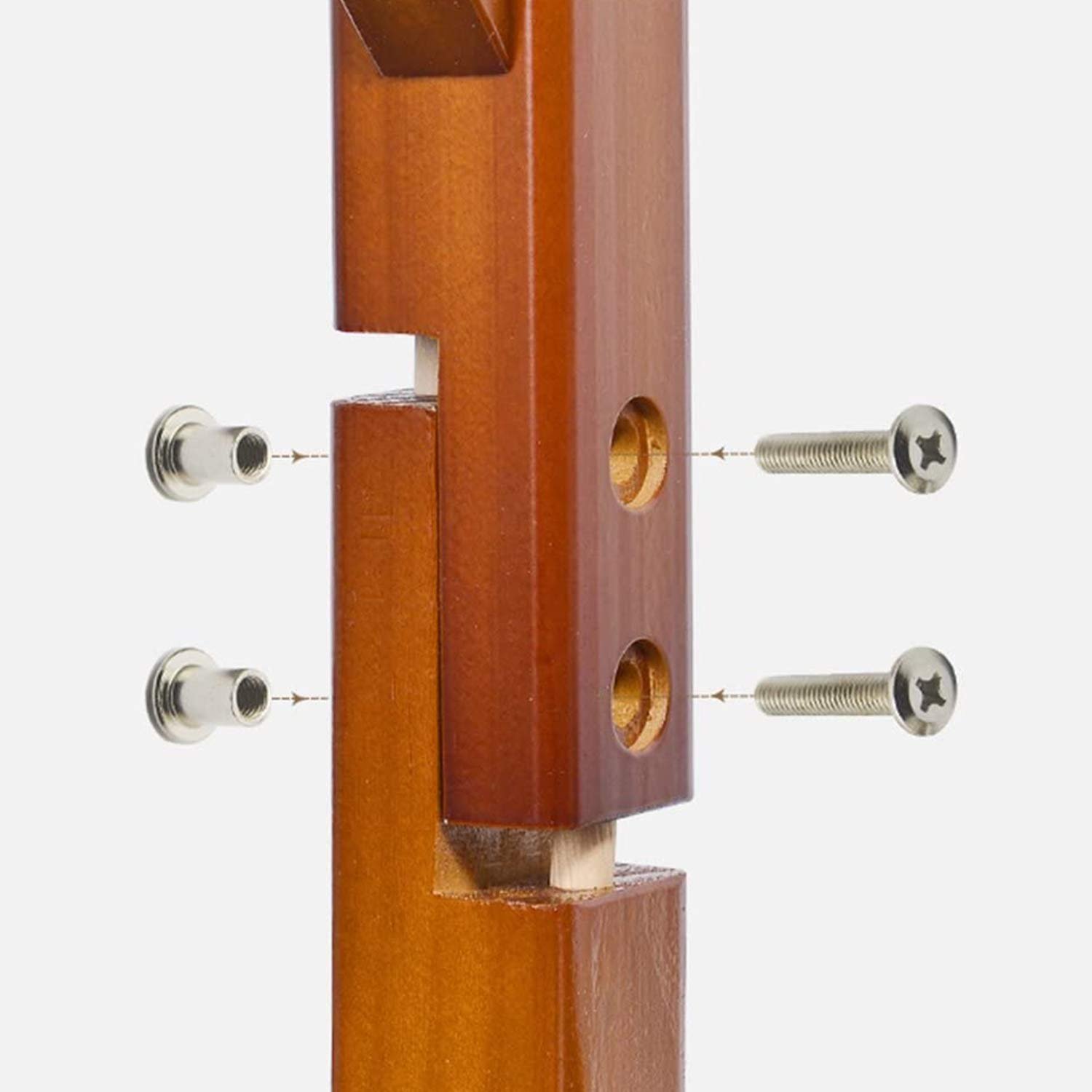 ADA Bamboo Coat Rack Dark Brown 4