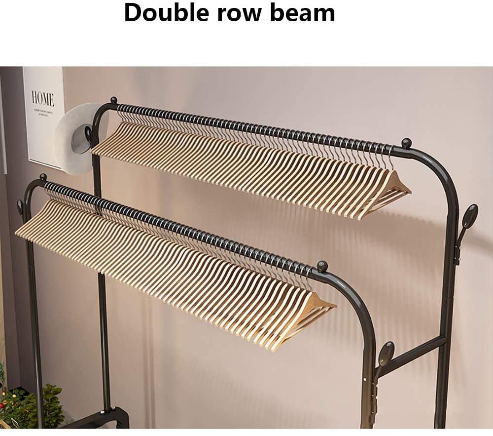 ADA Dual Metal Coat Rack Black 5