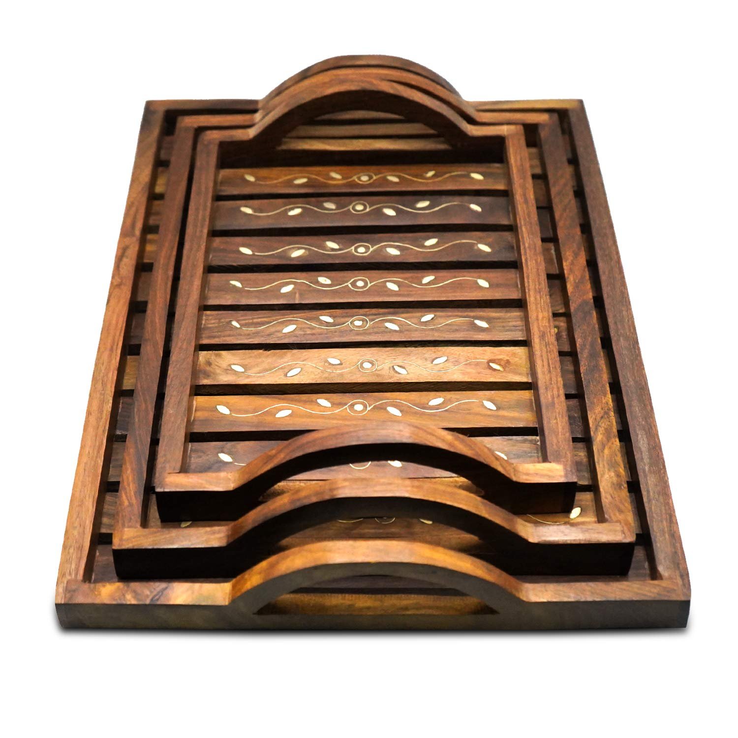 ADA Handicraft Sheesham Wood Serving Tray 7