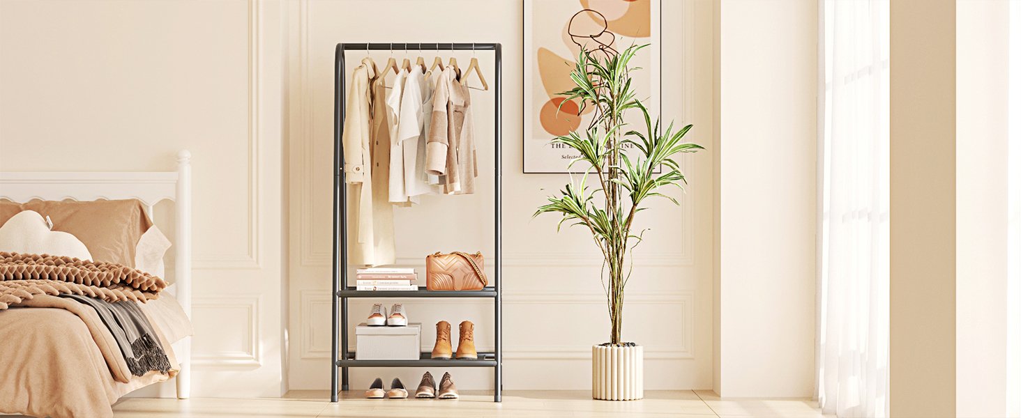 Ada Premium Metal Garment Rack, Closet Organizers And Storage With ...