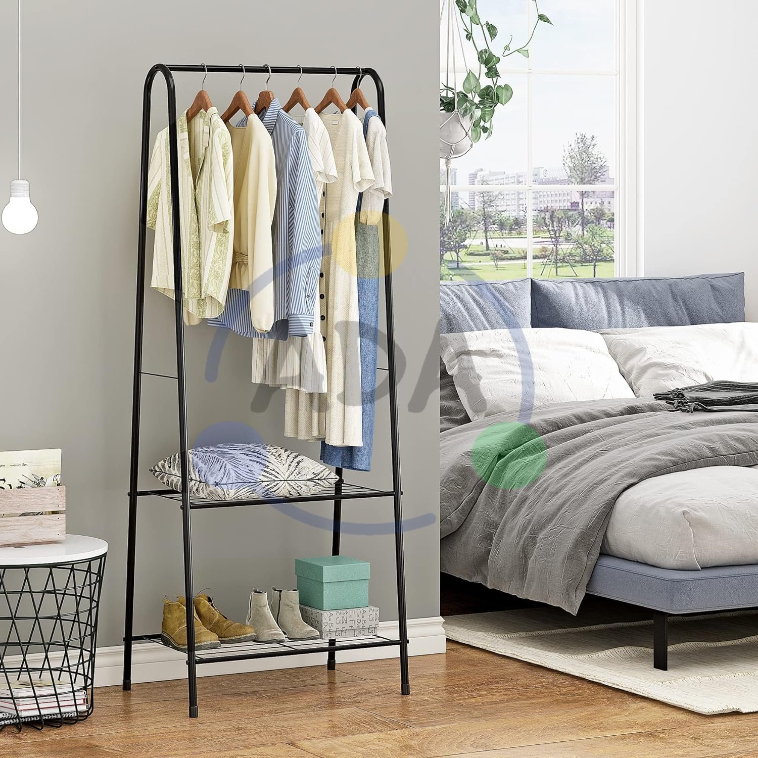 Ada Premium Metal Garment Rack, Closet Organizers And Storage With ...
