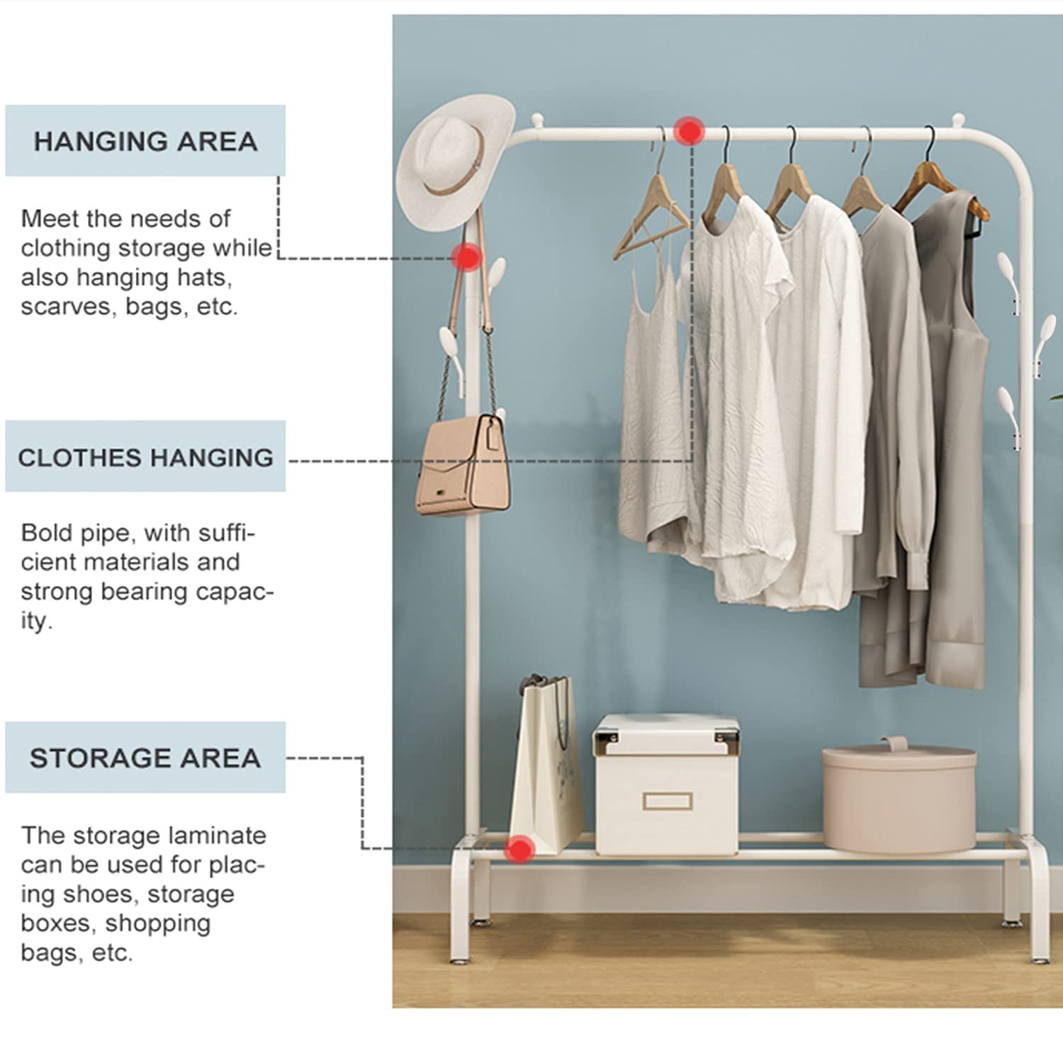 ADA Metal Garment Rack 2
