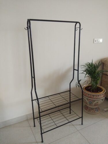 Premium High Density Drizzle Metal Garment Rack | Heavy Duty Multifunctional Clothes Rack photo review